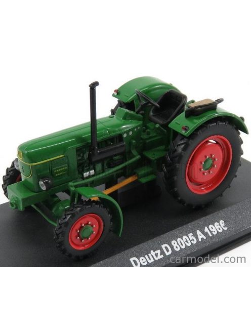 Edicola - Deutz D8005A Tractor 1966 - Con Vetrina - With Showcase Green Red