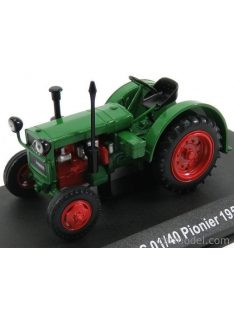   Edicola - Ifa Rs 01/40 Pioner Tractor 1950 - Con Vetrina - With Showcase Green Red