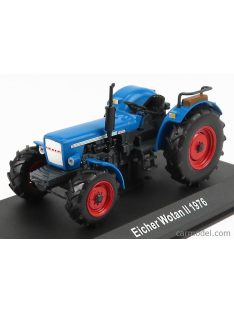   Edicola - Eicher Wotan Ii Tractor 1976 - Con Vetrina - With Showcase Blue Red