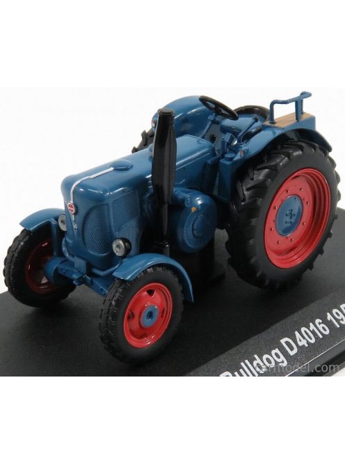 Edicola - Lanz Bulldog D4016 Tractor 1957 - Con Vetrina - With Showcase Blue Red