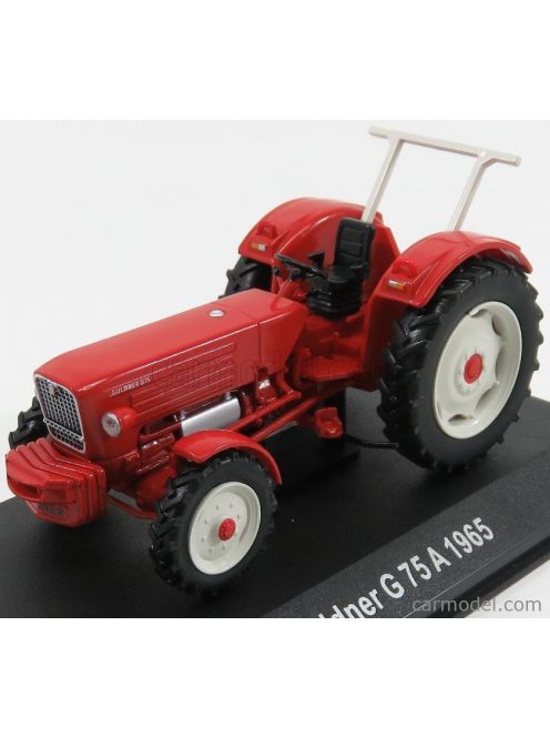 Edicola - Guldner G75A Tractor 1965 - Con Vetrina - With Showcase Red White