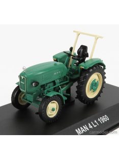   Edicola - Man 4L1 Tractor 1960 - Con Vetrina - With Showcase Green