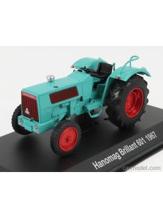   Edicola - Hanomag Brillant 601 Tractor Germany 1967 - Con Vetrina - With Showcase Very Light Green