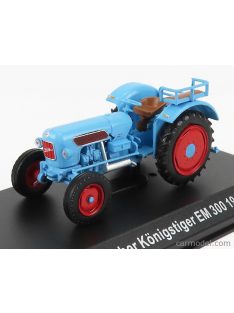   Edicola - Eicher Konigstiger Em300 Tractor 1960 - Con Vetrina - With Showcase Light Blue