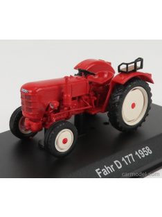   Edicola - Fahr D177 Tractor 1958 - Con Vetrina - With Showcase Orange