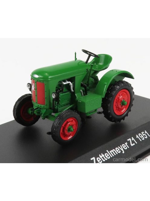 Edicola - Zettelmeyer Z1 Tractor Germany 1951 - Con Vetrina - With Showcase Green