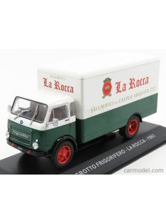   Edicola - Om Fiat Tigrotto Truck Frigorifero La Rocca Salumifici 1963 Green White