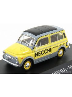 Edicola - Fiat 500 Giardiniera - Necchi 1960 Yellow Grey