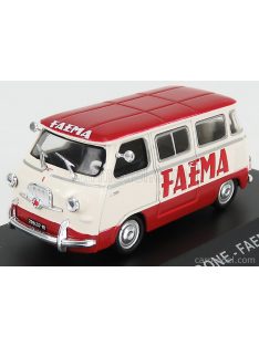 Edicola - Fiat 600 Coriasco Furgone Van Faema 1956 Red White