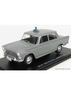   Edicola - Seat Fiat 1500 Servicio Oficial Madrid Policia Armada Police 1965 - Con Vetrina - With Showcase Grey