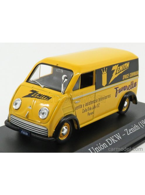 Edicola - Auto Union Dkw Van Zenith 1962 Yellow Black