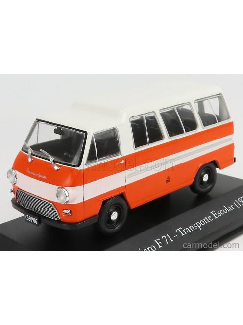 Edicola - Ime Rastrojero F71 Scuolabus Transporte Escolar 1974 White Orange