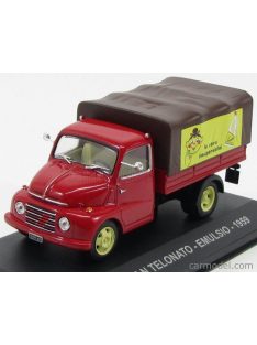   Edicola - Fiat 615N Truck Telonato Cera Emulsio 1959 Red Brown