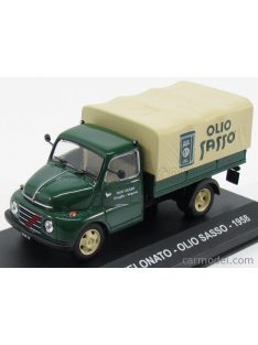   Edicola - Fiat 615N Truck Telonato 1958 - Olio Sasso Oneglia (Im) Green Cream