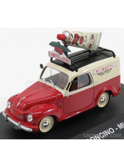 Edicola - Fiat 500C Furgoncino Van Mutti 1954 Red Cream