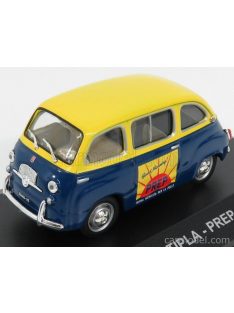   Edicola - Fiat 600 Multipla Crema Medicata Prep 1953 Blue Yellow