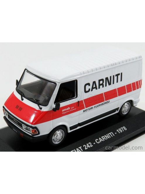 Edicola - Fiat 242 Van Carniti 1978 White Red