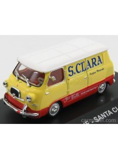   Edicola - Fiat 600 Furgone Van Santa Clara 1962 Yellow Red White