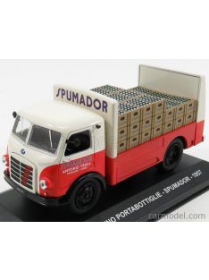   Edicola - Om Fiat Leoncino Truck Portabottiglie Spumador 1957 - Transport Bottle Red White