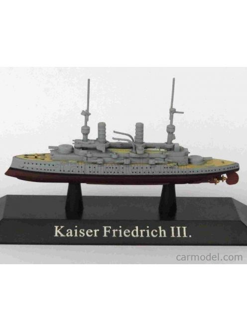 Edicola - Warship Kaiser Friedrich Iii Liner Warship Germany 1896 Military