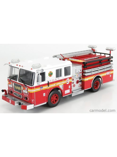 Edicola - Seagrave Pumper Truck Fire Department New York Usa 2003 Red White