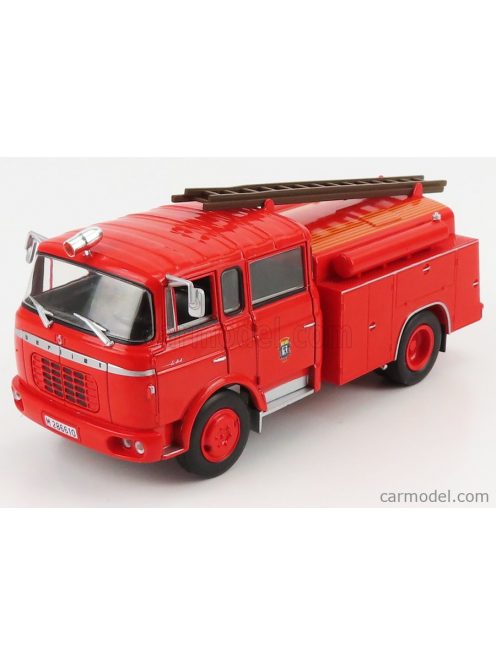 Edicola - Berliet Gak 17 Ftp Tanker Fire Engine France 1960 Red