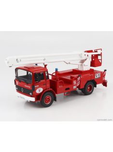   Edicola - Renault Jp11 Truck Scala Crane Elevator Cestello Sapeurs Pompiers 1977 Red White