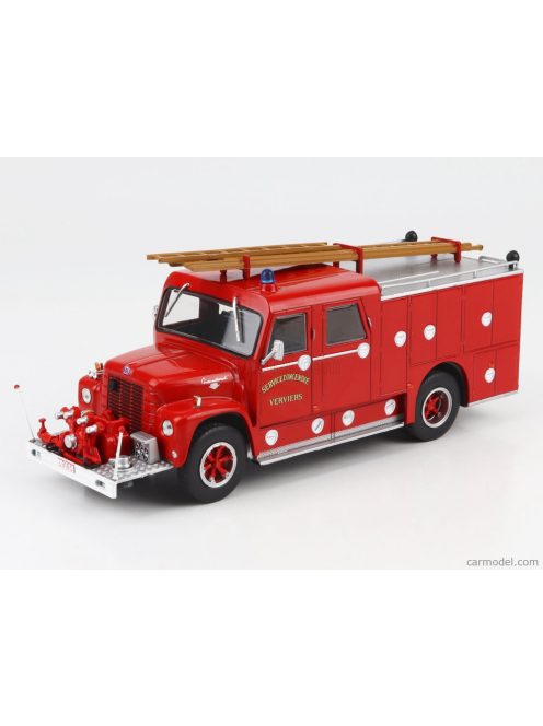 Edicola - International Loadstar Type 1627 Tanker Truck Fpt Fire Engine Belgium 1972 Red Silver