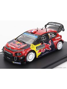   Edicola - Citroen C3 Wrc Team Total Wrt N 1 Winner Rally Montecarlo 2019 S.Ogier - J.Ingrassia Red Blue Yellow