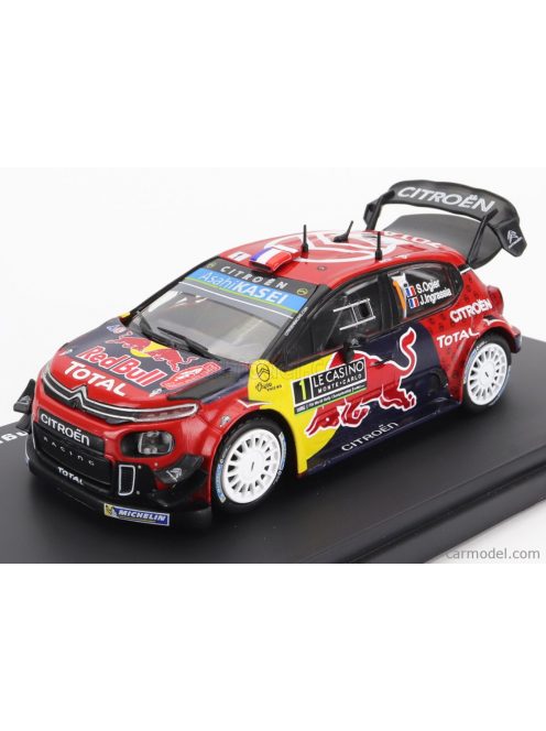 Edicola - Citroen C3 Wrc Team Total Wrt N 1 Winner Rally Montecarlo 2019 S.Ogier - J.Ingrassia Red Blue Yellow