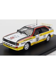   Edicola - Audi Quattro N 10 Winner Rally Acropolis 1984 S.Blomqvist - B.Cederberg White Yellow Black