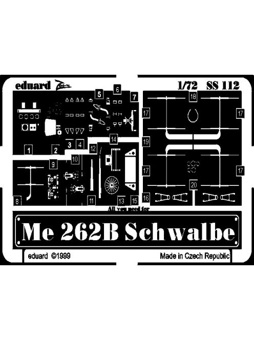 Eduard - Me-262 B Schwalbe 