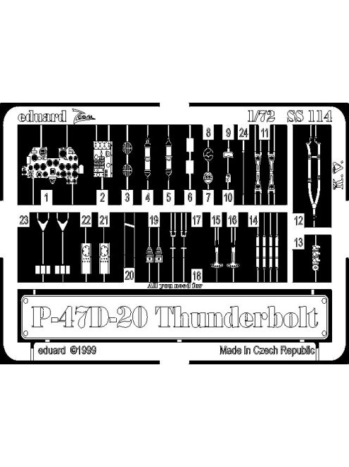 Eduard - P-47D-20 Thunderbolt for Academy