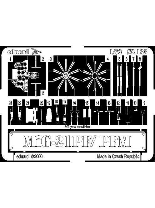Eduard - Mig-21 PF/PFM 