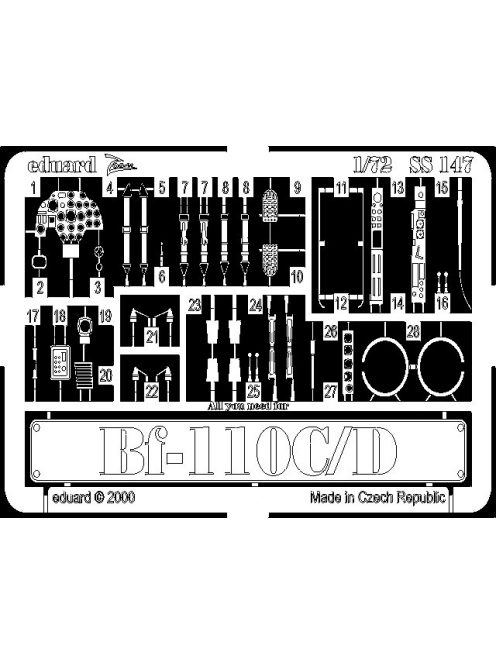 Eduard - Bf-110C/D 