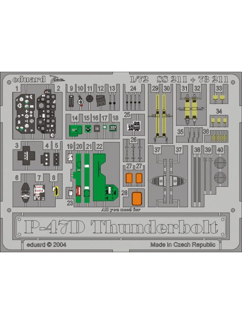 Eduard - P-47D-30 Thunderbolt 