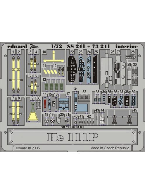 Eduard - He 111P interior 