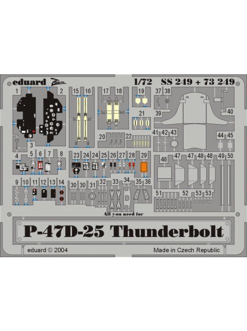 Eduard - P-47D-25 Thunderbolt 