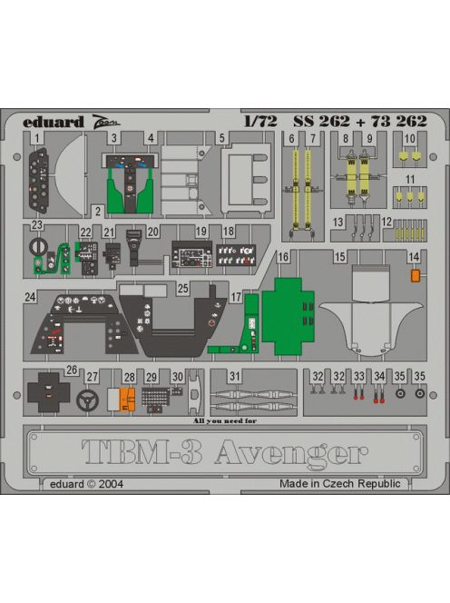 Eduard - TBM-3 Avenger 