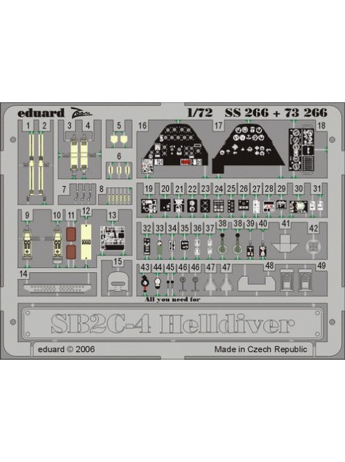 Eduard - SB2C-4 Helldiver for Academy