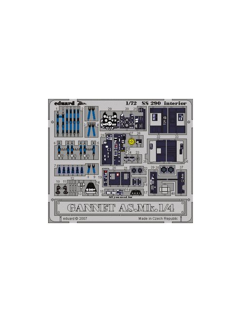 Eduard - Gannet AS.Mk.1/4 interior for Trumpeter