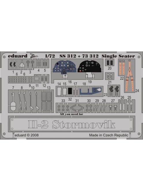 Eduard - Il-2 Stormovik Single Seater for Academy