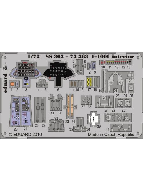 Eduard - F-100C interior S.A. for Trumpeter 