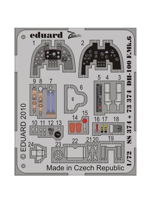 Eduard - DH-100 F.Mk.6 for Amodel 