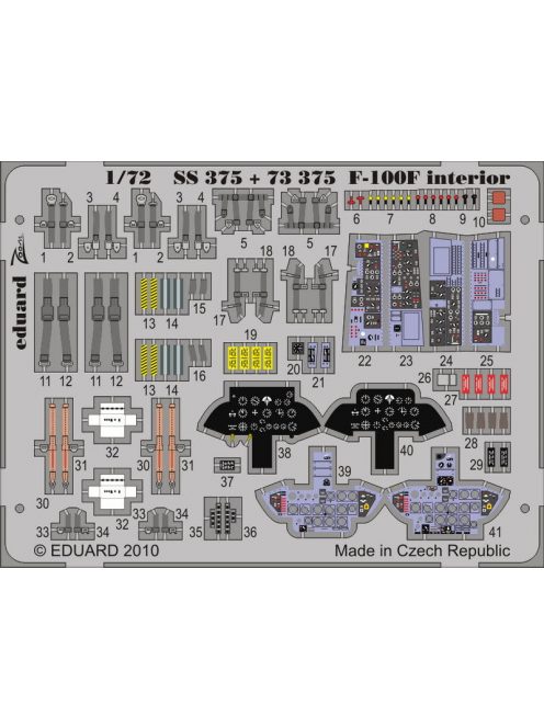 Eduard - F-100F interior S.A. for Trumpeter 