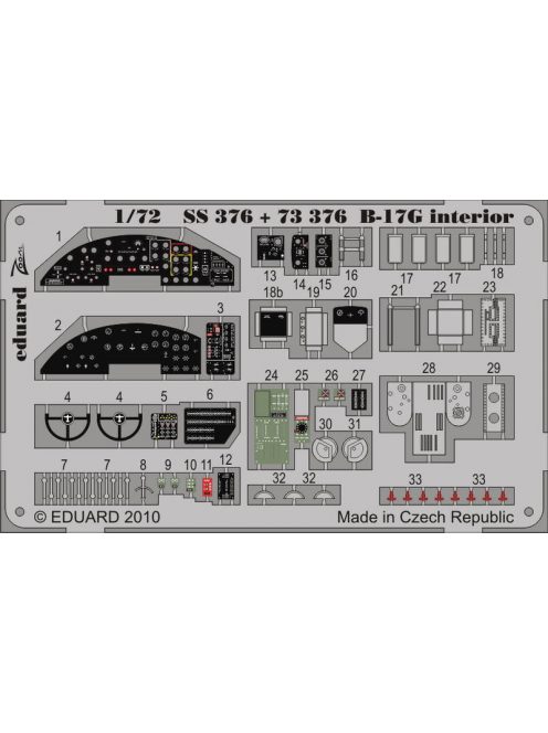 Eduard - B-17G interior S.A. for Revell 