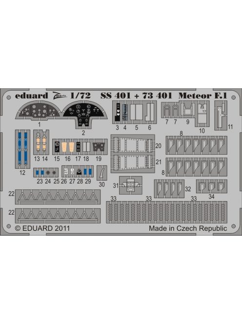 Eduard - Meteor F.1 S.A. for Dragon/Cyber Hobby 