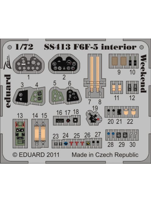 Eduard - F6F-5 interior S.A. for Eduard 