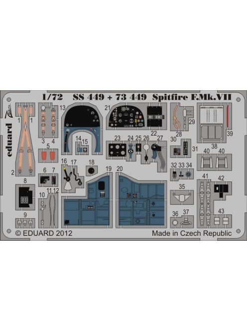 Eduard - Spitfire F.Mk.VII for Italeri 