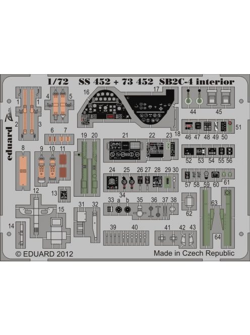 Eduard - SB2C-4 interior S.A. for Cyber Hobby 